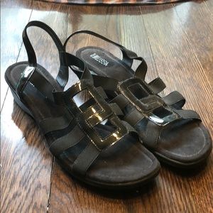 Mootsies Tootsies Black Heeled Sandal